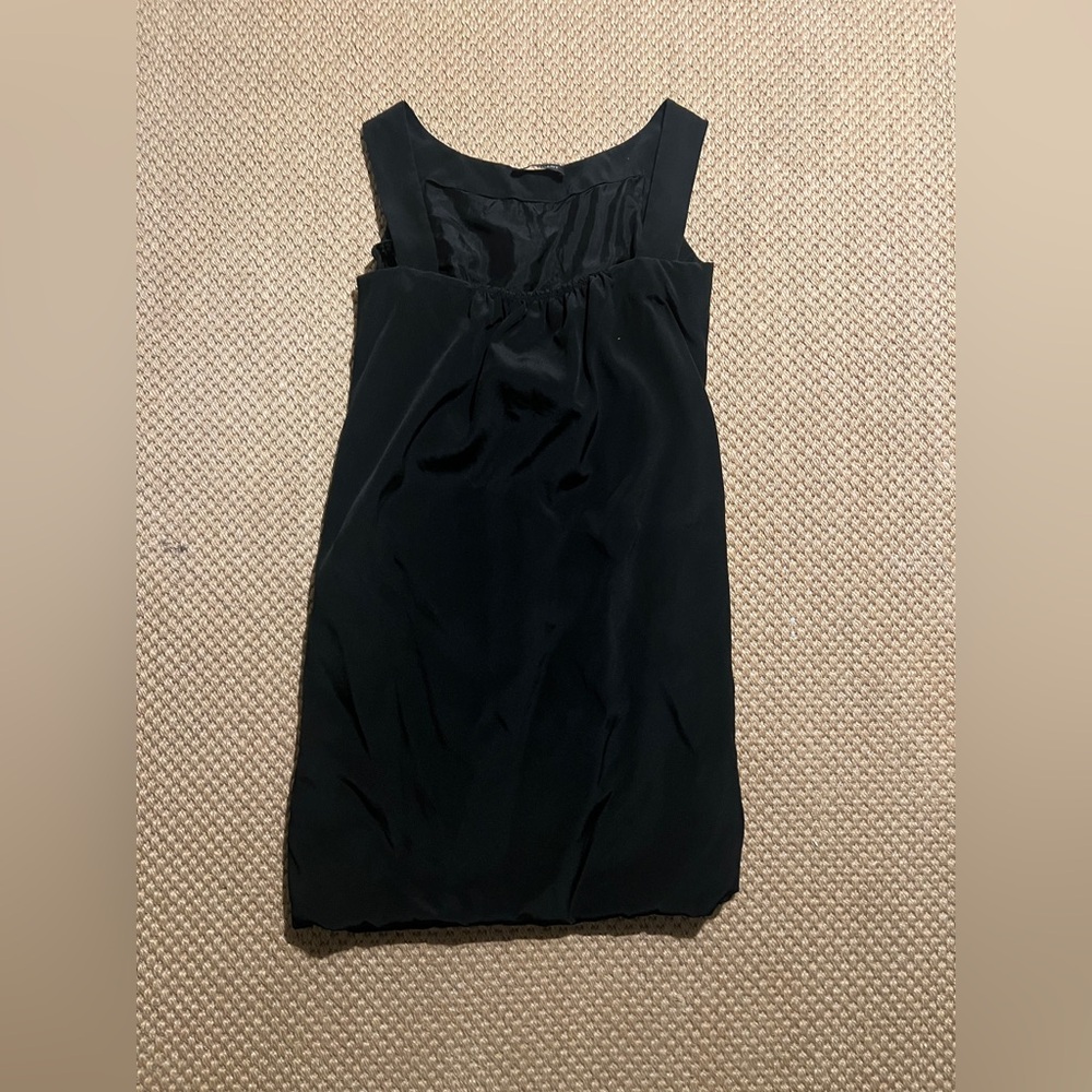 Jill Stuart | Black Mini Dress with Subtle Bubble Hem | US Small